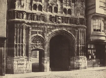 Christchurch Gateway, Canterbury, 1854, impresso em 1857.