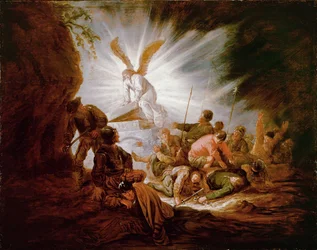O anjo abre o Sepulcro de Cristo (pintura sobre madeira de carvalho)