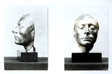 Máscara de vida de John Keats (1795-1821) (eletrotipo)