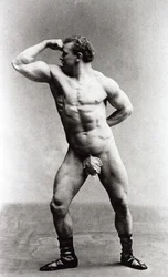 Culturista alemão Eugen Sandow