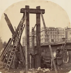 Construção da Exposição Internacional de 1862 em South Kensington, 1862