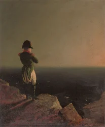 Napoleon Bonaparte Musing em Santa Helena, 1841