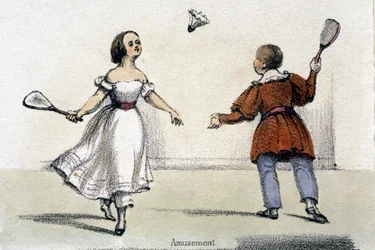 Divertimento, de aves domésticas em ilustrações gráficas de animais - mostrando sua utilidade para o homem em seu emprego durante a vida e usos após a morte, c.1845