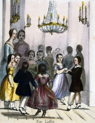 Para a luz, da abelha em ilustrações gráficas de animais - mostrando sua utilidade para o homem em seu emprego durante a vida e usos após a morte, c.1845