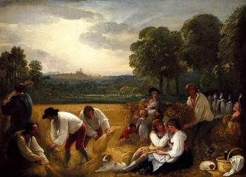 Colheita em Windsor por Benjamin West, PRA