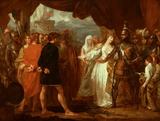 Rainha Filipe Intercedendo pelas Vidas dos Burgueses de Calais, 1788