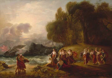 Telêmaco e Calipso, c. 1809.