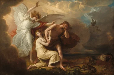 A expulsão de Adão e Eva do Paraíso, 1791