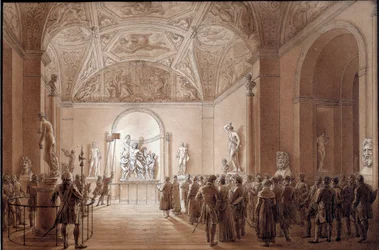 Visita da tocha do imperador Napoleão I