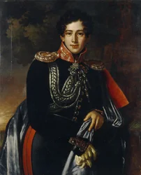 Retrato do conde Nikolay Alexandrovich Samoylov 1800-1842, ca 1825