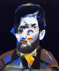 50 Grandes Escritores da História: Émile Zola, 2015 (óleo e acrílico sobre tela)