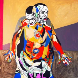 Homem de pé, 2016 (óleo sobre tela)