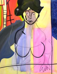 Miss N. 1, 2000 (óleo sobre tela)
