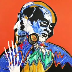 Surportrait: Danse macabre, Pickenheim, 2005 (óleo sobre tela)
