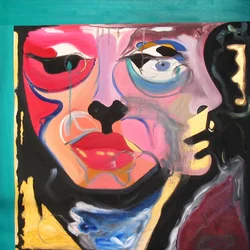 Surportrait: Étude de vivantes 2, 2005 (óleo sobre tela)