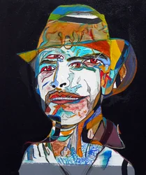 Surportrait : Marcos Alejandro Rosas Jassan, 2014 (óleo sobre tela)