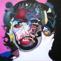 Surportrait : Marilyn Monroe  Che Guevara, 2003 (óleo sobre tela)