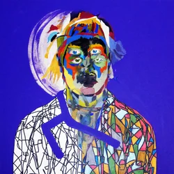 Surportrait : Olivier Corseri, 2019 (óleo sobre tela)