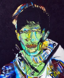 Surportrait : Raphael Ho Tsong Fang, 2015 (óleo sobre tela)