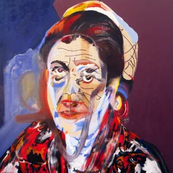 Surportrait : Simone Veil, 2020 (óleo sobre tela)