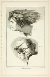 Design: Cabeças, da Encyclopédie
