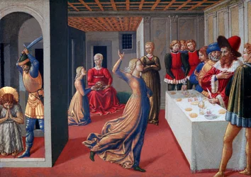 A festa de Herodes e a decapitação de São João Batista, 1461-1462