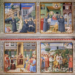 Episódios da Vida de Santo Agostinho, 1463-65 (ver 192535, 192549, 192550, 192551, 192552)