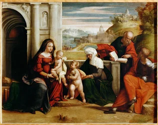 Sacra Conversazione (pintura sobre madeira)