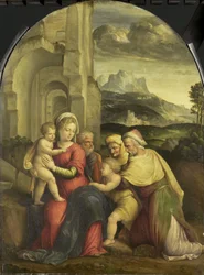 A Sagrada Família, c.1535 (óleo sobre painel)