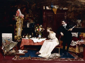Apresentando seu retrato, 1883