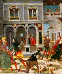 O Massacre dos Inocentes, meados do final do século XV (têmpera sobre painel)