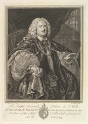 O Reverendíssimo Pai em Deus, Dr. Benjamin Hoadly, Lorde Bispo de Winchester, Prelado..., 1743.