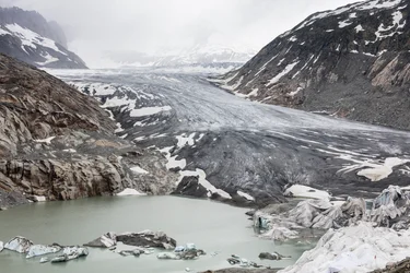 Glaciar do Ródano, Suíça (foto)