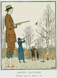 Uma sessão de Outono, c.1912-13 (litho)