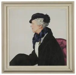 Retrato de Lady Mendl (1865-1950), de solteira Ella de Wolfe, chamada "Elsie" (óleo sobre tela)