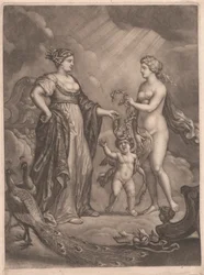 Juno, Vénus, e Cupido