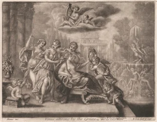 Vénus Attiring by the Graces
