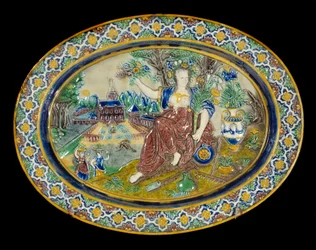 La belle jardiniere Cerâmica en terre vernissee de Bernard Palissy (1510-1589)