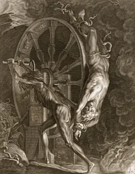 Ixion no Tártaro na roda, 1731