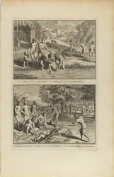Manière dont les Sauvages.../Dança dos Sauvages de Paria