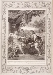 Meleager apresenta a cabeça do javali para Atalanta, 1731