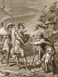 Phineus é libertado das harpias por Calais e Zethes, 1731