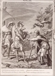 Phineus é libertado das harpias por Calais e Zethes, 1731