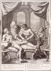 Telephus curado pela ferrugem da mesma lança que o feriu, 1731