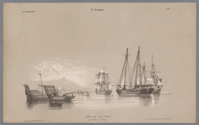 Navios à vela no porto
Representações da vida rural (título da série)
La Campagne. Études varieés aux deux Crayons (título da série sobre o objecto)
