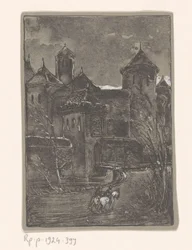 Castelo com dois cavaleiros