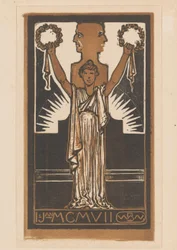 Mulher em vestes romanas