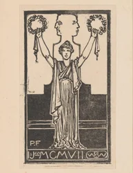 Mulher de túnica romana