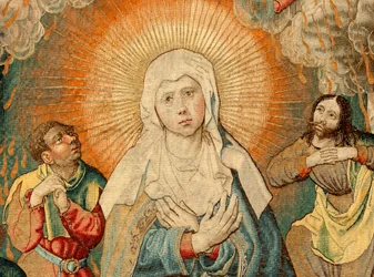 Tapeçaria flamenga. Paixão de Jesus (Pasión de Cristo o Pasión del Señor Pentecostés). Património Nacional (Patrimonio Nacional), inv. 10005817.
