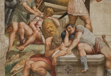 Counterfaccata, Bernardino Gatti, Ressurreição 1529, Detalhe